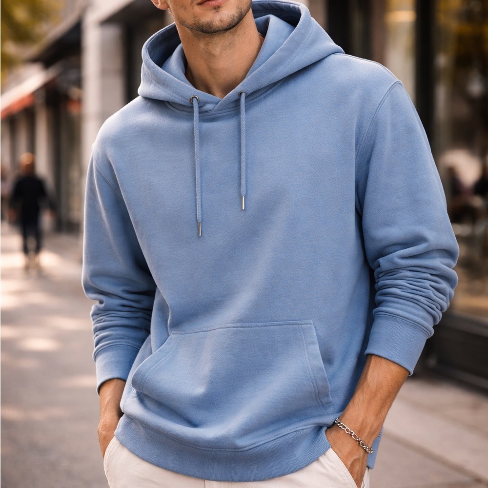NN07 Men's Light Blue Hoodie